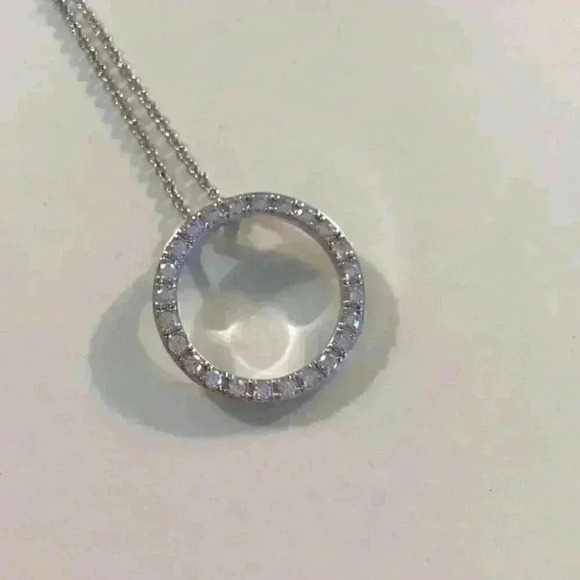 Macy’s new Cubic Zirconia Circle of Life Necklace - Picture 5 of 8